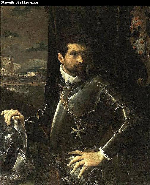 Lodovico Carracci Portrait of Carlo Alberto Rati Opizzoni in Armour